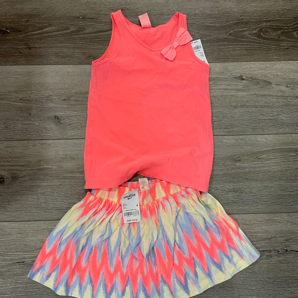 Girls size 4 Osh Kosh outfit